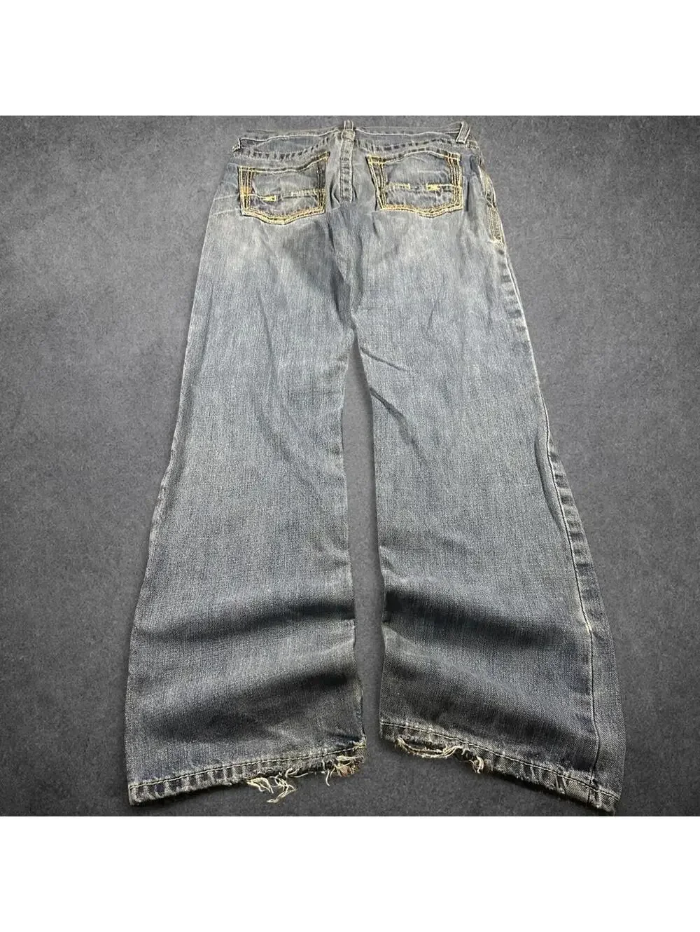 Y2K grunge rockstar Cowboy western ariat m4 low rise bootcut jeans - 30x32.5